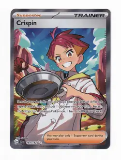 Crispin 164/142 - Stellar Crown - NM Holo Trainer - Pokemon TCG - Image 1