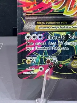 Pokemon TCG: M Rayquaza EX (105 Full Art) Ultra Rare -Roaring Skies (LP/MP) - Image 5