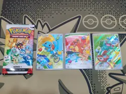 Pokemon TCG First Partner Illustration Collection Series 1 Kanto GEN 1 Set - Image 1