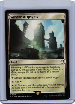 NM Windbrisk Heights MTG Fallout Magic the Gathering 315 - Image 1