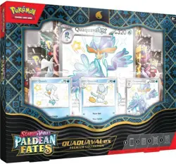 Pokemon TCG PALDEAN FATES Premium Collection QUAQUAVAL - ENGLISH - Image 1