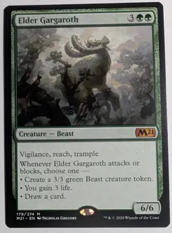 Elder Gargaroth x1 Core Set 2021 M21 Magic the Gathering MTG LP/NM - Image 1