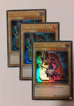 3 x Dark Magician (PLAYSET) ULTRA RARE Limited Ed VLP LC01-EN005 - Image 1