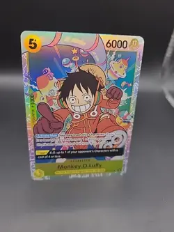 One Piece Monkey.D.Luffy OP07-109 Super Rare Card Game English TCG CCG - Image 2