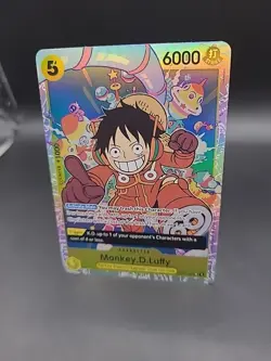 One Piece Monkey.D.Luffy OP07-109 Super Rare Card Game English TCG CCG - Image 3