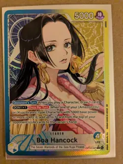 One Piece Tcg Azure Sea's Seven Alternate Art Leader Boa Hancock OP14-041 - Image 1
