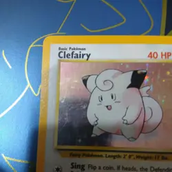 Pokemon Card, Clefairy Holo, Base Set, 5/102 - Image 3