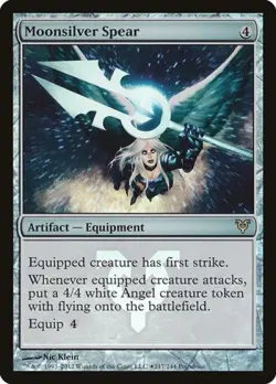 Moonsilver Spear -Foil Medium Play MTG Promos: Prerelease Cards - Image 1