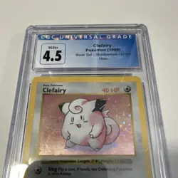 Pokemon Clefairy Base Set Shadowless Holo 1999 5/102 CGC 4.5 Trading Card - Image 4