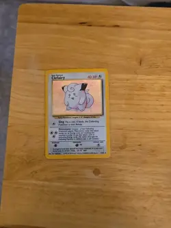 Clefairy 5/102 Base Set Unlimited Holo Rare 1999 WOTC Pokemon TCG Card - Image 1