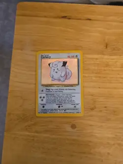 Clefairy 5/102 Base Set Unlimited Holo Rare 1999 WOTC Pokemon TCG Card - Image 2