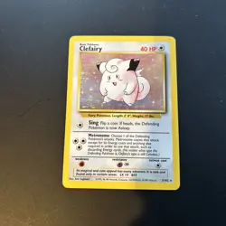 Pokemon TCG - Clefairy - 5/102 - Holo Rare - Base Set Unlimited - Image 1
