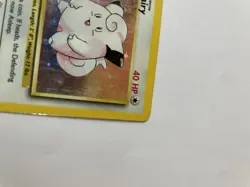1999 Pokemon TCG Original Unlimited Base Set Clefairy Holo 5/102, GC/LP, Rare - Image 4