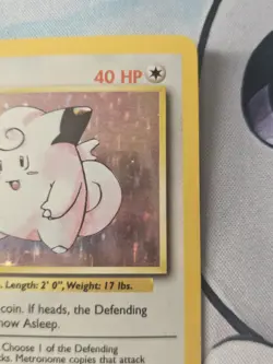 Pokemon TCG Clefairy Holo Rare Card Base Set, 5/102 LP/MP Vintage 1999 - Image 4