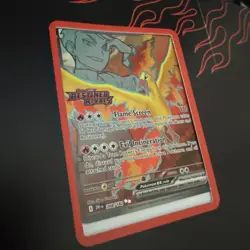 3 x Stamped Pokemon TCG Team Rocket's Moltres ex Destined Rivals UPC Promo Cards - Image 4