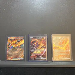 3 x Stamped Pokemon TCG Team Rocket's Moltres ex Destined Rivals UPC Promo Cards - Image 2