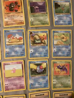 Pokemon Vintage WOTC Fossil Complete Common Set 16 Cards MINT - Image 3
