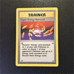 Pokemon Super Energy Removal 79/102 Base Set Rare 1999 Wizards Trainer Card - Image 1