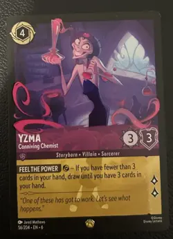Disney Yzma-Conniving Chemist 56/204 Disney Lorcana TCG Card English - Image 1