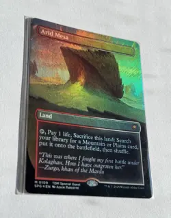 FOIL Arid Mesa (Special Guests) - Borderless - NM Pack Fresh MTG - Image 2