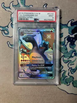 Pokemon Cards - PSA 9 Charizard GX SV49 - Hidden Fates - MINT - PSA9 - Image 1