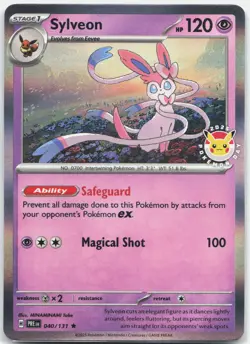 Sylveon - (Pokemon Day) Rare Miscellaneous Cards & Products MCAP Psychic Holo 04 - Image 1