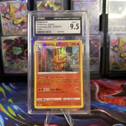 🔥Charizard Holo Pokemon Card CGC 9.5 MINT+ Graded Pokemon GO #010/078 (2022)✨ - Image 1