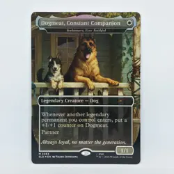 Dogmeat Constant Companion 2463 Greet the Dog MTG Fallout X Secret Lair NM Foil - Image 1