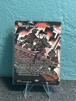 Doubling Season (Borderless) #0011 - Teenage Mutant Ninja Turtles - TMNT MTG - Image 1