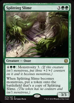 Splitting Slime - Medium Play MTG Conspiracy: Take the Crown - Image 1