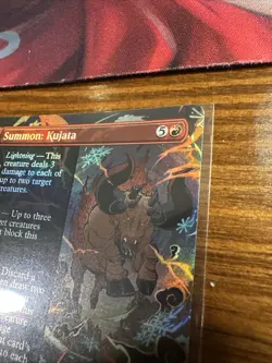 MTG Summon: Kujata (Borderless Foil) Commander: Final Fantasy 199 FFVII FF7 NM - Image 2