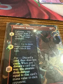 MTG Summon: Kujata (Borderless Foil) Commander: Final Fantasy 199 FFVII FF7 NM - Image 3