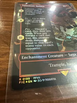 MTG Summon: Kujata (Borderless Foil) Commander: Final Fantasy 199 FFVII FF7 NM - Image 4