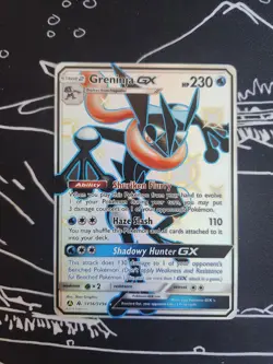 Pokemon TCG Greninja GX Full Art Shiny Holo Rare Card SV56/SV94 - Image 2