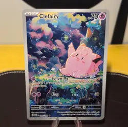 Pokemon Clefairy Rare Full Art Holo 70 HP POR 094/088 Psychic English 2026 - Image 1