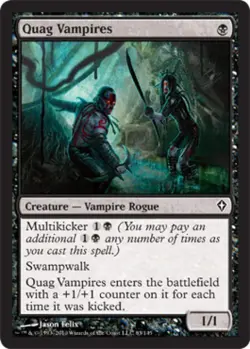 Quag Vampires - Light Play MTG Worldwake - Image 1