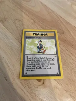 Pokemon Trader 77/102 Base Set (1999) – Vintage WOTC Trainer – Played - Image 2