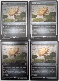 Gilded Lotus Etched Foil x1 Commander Masters MTG Magic the Gathering LP/NM - Image 3