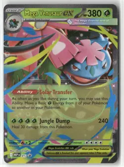 Pokemon Mega Venusaur ex 013 Holofoil ME: Mega Evolution Promo Promo - Image 1