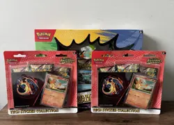 Pokemon TCG Ascended Heroes Pin Collection & Tech Sticker Collection X2 Sealed ✅ - Image 1