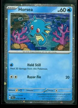 Pokemon HORSEA 010/064 - Shrouded Fable - HOLO PROMO - - MINT - Image 1