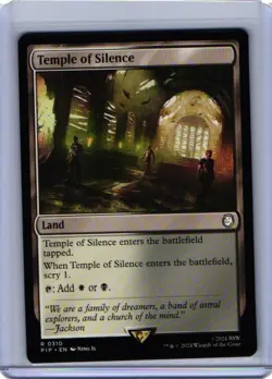 NM Temple of Silence, MTG, Fallout, Magic the Gathering, 310 - Image 1