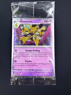 Alakazam 082/167 Cosmos Holo - Twilight Masquerade Promo SEALED - Pokemon TCG - Image 1