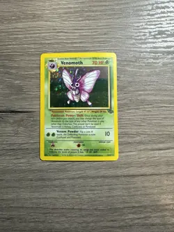 1999-2000 Pokemon Venomoth 13/64 Jungle Holo Rare - Vintage TCG - Nm/mint - Image 2