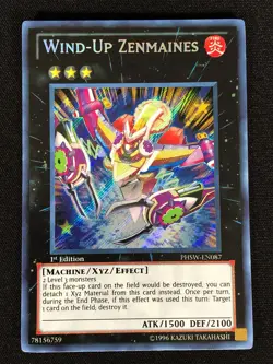Yugioh Wind-Up Zenmaines PHSW-EN087 1st Secret (NM) - Image 1