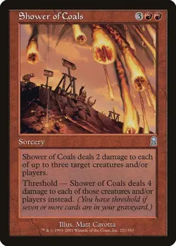 MTG Odyssey --- SHOWER OF COALS --- Uncommon! NM! Magic the Gathering! - Image 3