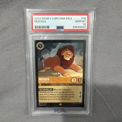PSA 10 - 2023 Disney Lorcana Rise of Floodborn #14 Mufasa - Betrayed Leader - Image 1