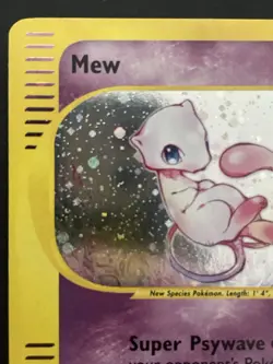 Mew Holo 19/165 Expedition Base Set 2002 E-Reader Pokemon Card Rare - LP/VLP - Image 2