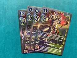 Loweemon BT18-076 Playset Special Booster 2.0 Digimon Card Game x4 - Image 1