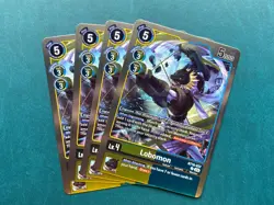 Lobomon BT18-037 Playset Special Booster 2.0 Digimon Card Game x4 - Image 1